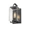 Z-Lite Sana 1 Light Outdoor Wall Sconce, Black And Seedy 592S-BK - alternate 4